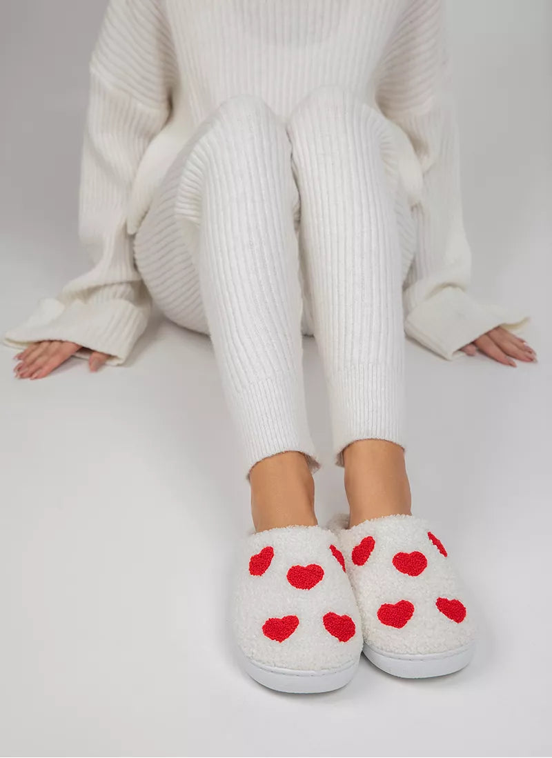 Heart Slippers for Women