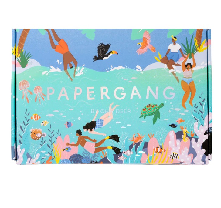 Papergang 'Just Keep Swimming' Stationery Box