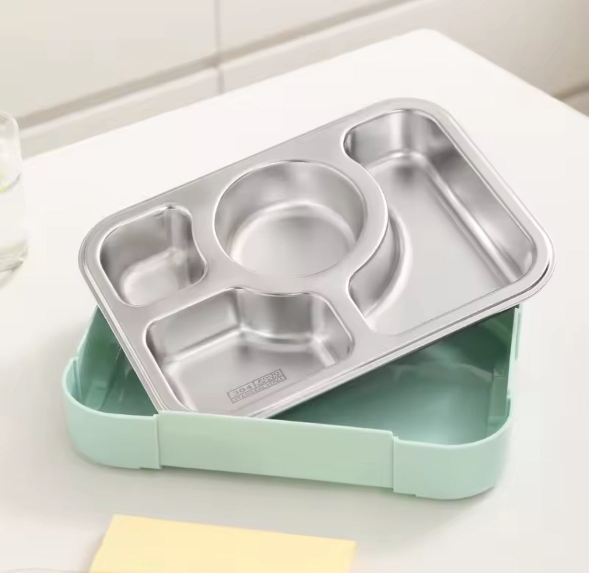 Stainless Steel Bento Lunch Box for Kids - 4 compartments
