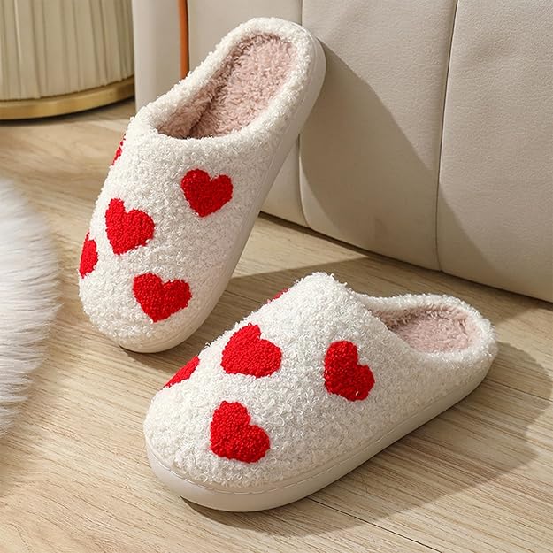 Heart Slippers for Women
