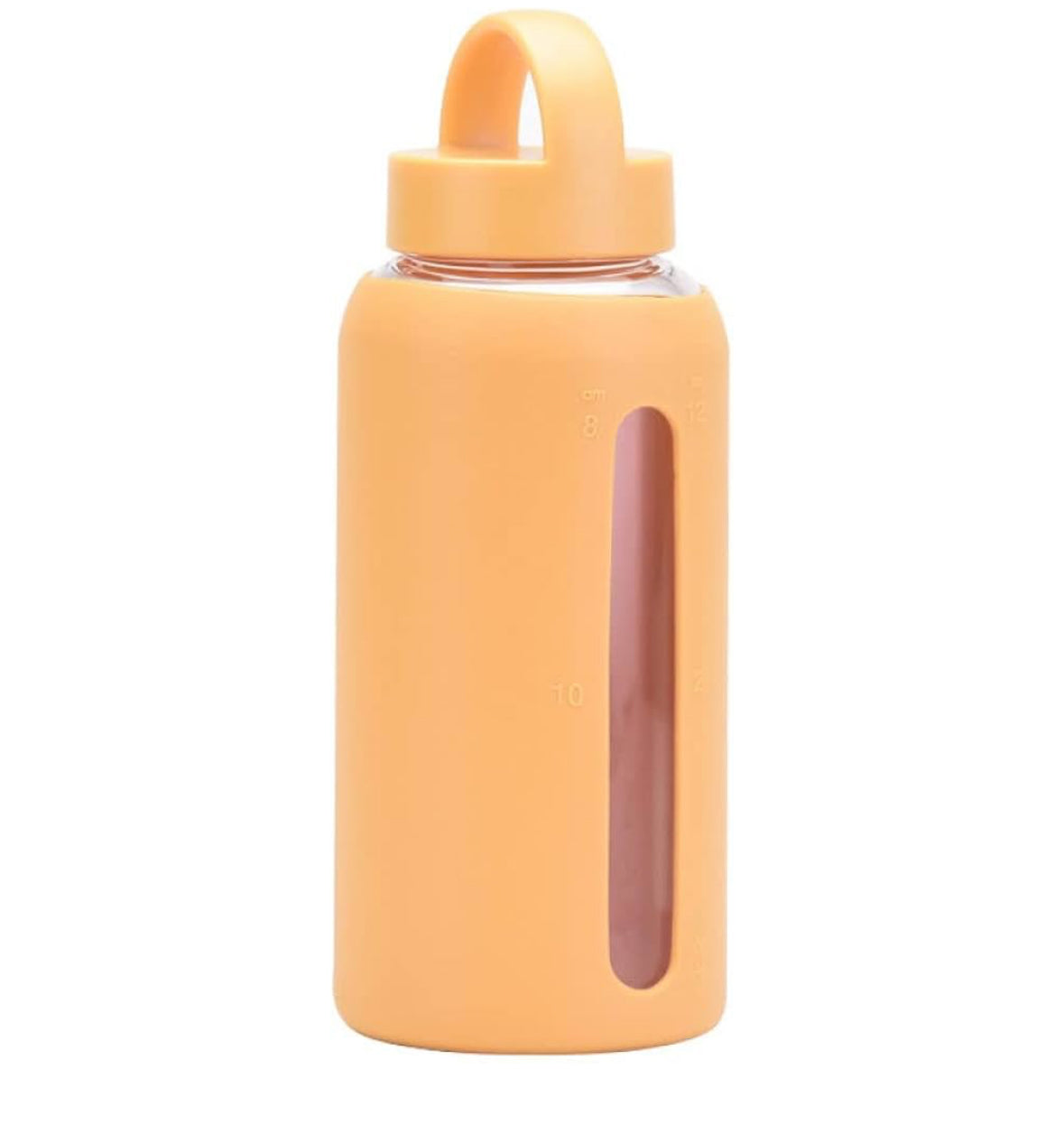 Hydration Glass Water bottle with Silicon Sleeve