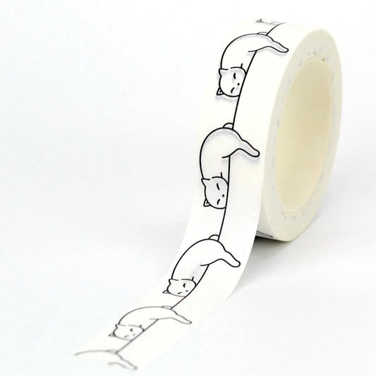 10M Sleeping cat washi tape