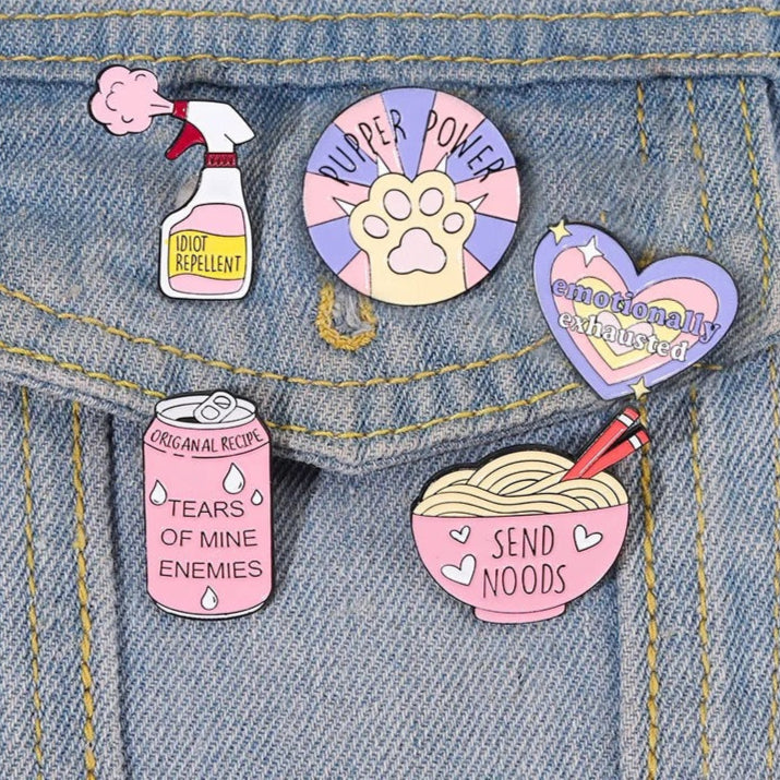 Send Noods | Metal Enamel Pin