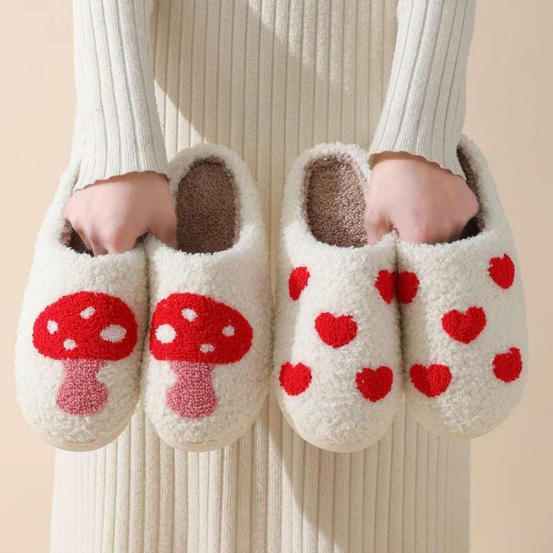Heart Slippers for Women