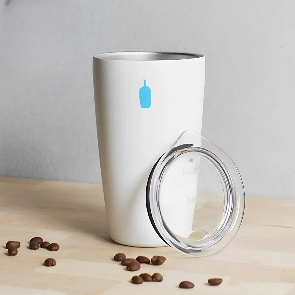 Blue Bottle Commuter Cup | White Stainless Steel Cup