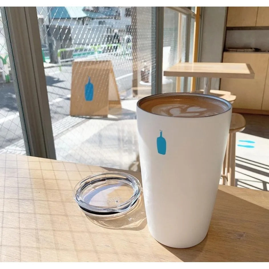 Blue Bottle Commuter Cup | White Stainless Steel Cup