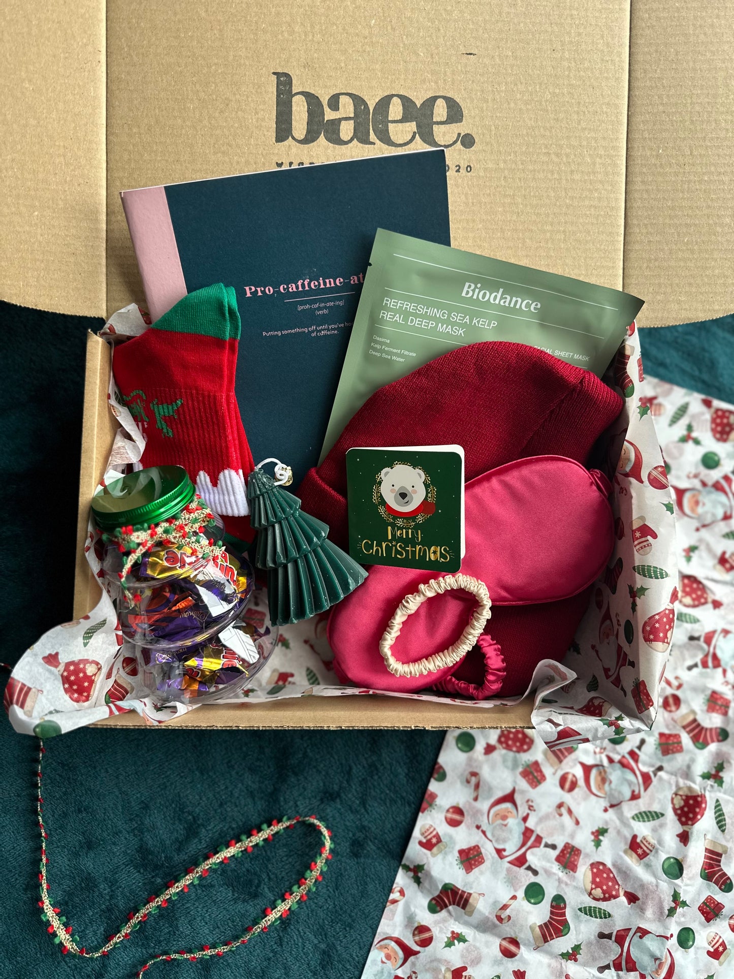 Merry & Mindful Box | The Christmas Eve Cozy Kit | Christmas gift hamper