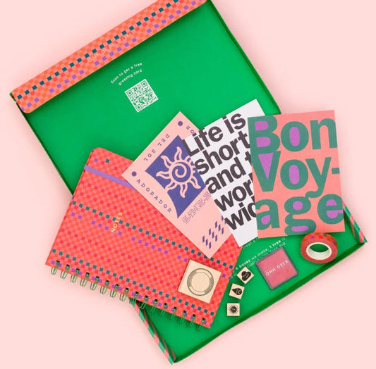 Papergang "Bon Voyage" Stationery Box