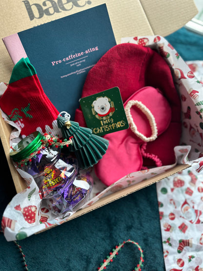 Merry & Mindful Box | The Christmas Eve Cozy Kit | Christmas gift hamper