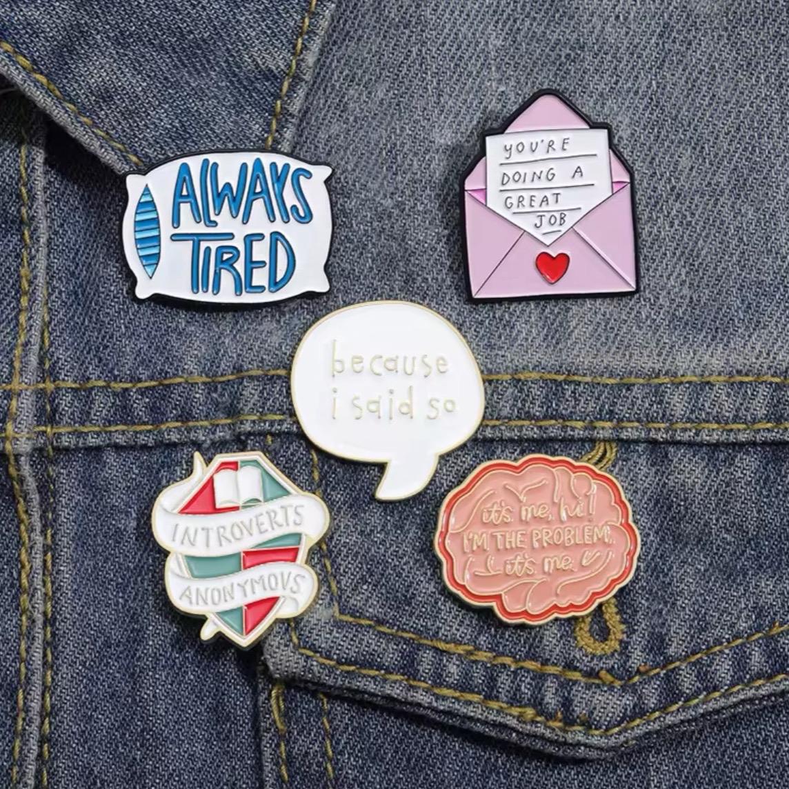 You're Doing Great | Metal Enamel Pin - Perfect Accessory for Clothes and Bags