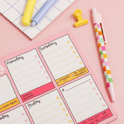 SECONDS - A5 Notepad - Weekly Planner - Let's Get Busy