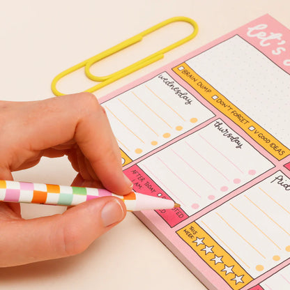 SECONDS - A5 Notepad - Weekly Planner - Let's Get Busy