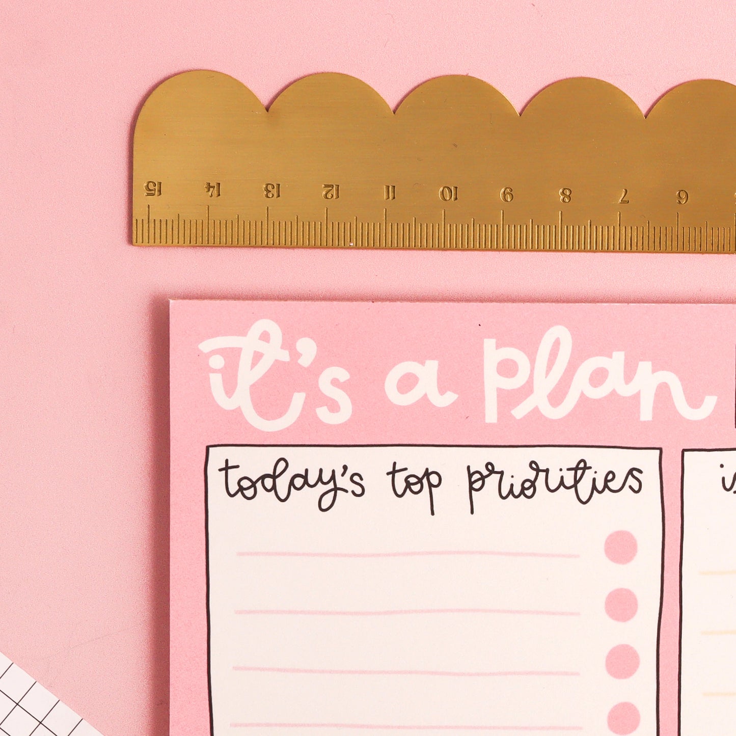 A5 Notepad - Daily Planner - It's A Plan