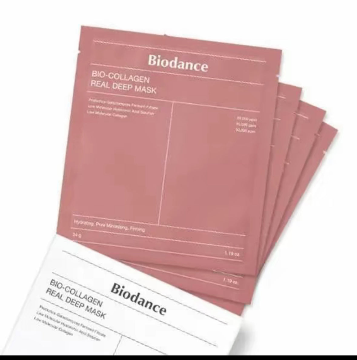 Biodance Bio-Collagen Real Deep Mask - Pack of 4, Skincare