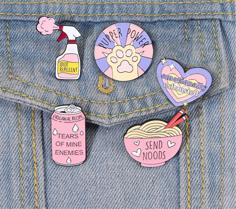 Idiot Repellent | Metal Enamel Pin