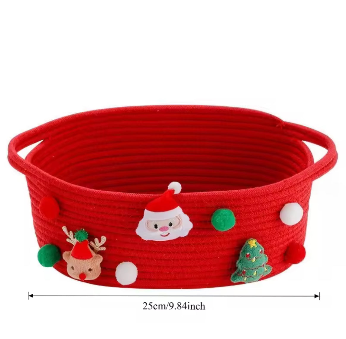 Christmas Basket of Your Dreams Perfect Gift for Her Satin Hat Phone Bottle Eye Mask and Festive Socks