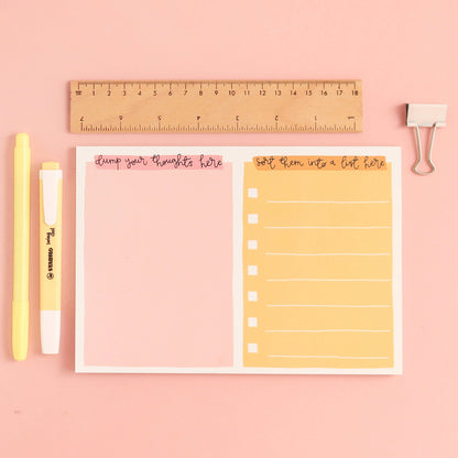 A5 Notepad - Organise Your Thoughts