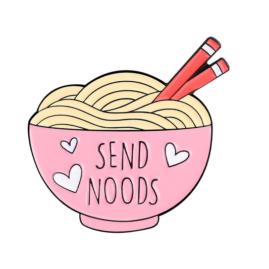 Send Noods | Metal Enamel Pin