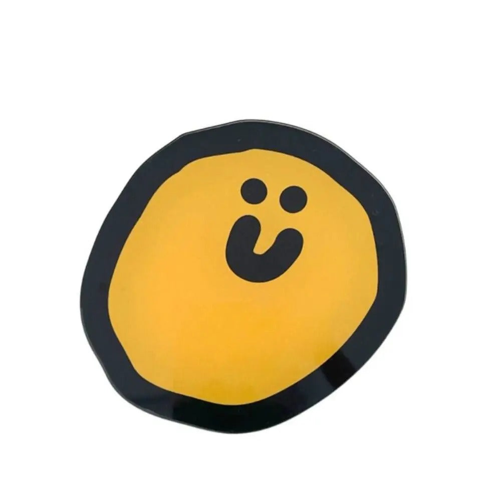 Cute Smiley Cartoon Acrylic Coasters