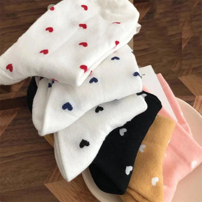 Heart Pattern Socks for Women