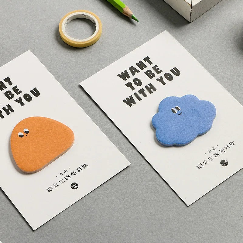 Want To Be With You Blob Sticky Notes
