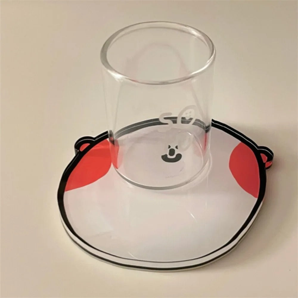 Cute Smiley Cartoon Acrylic Coasters