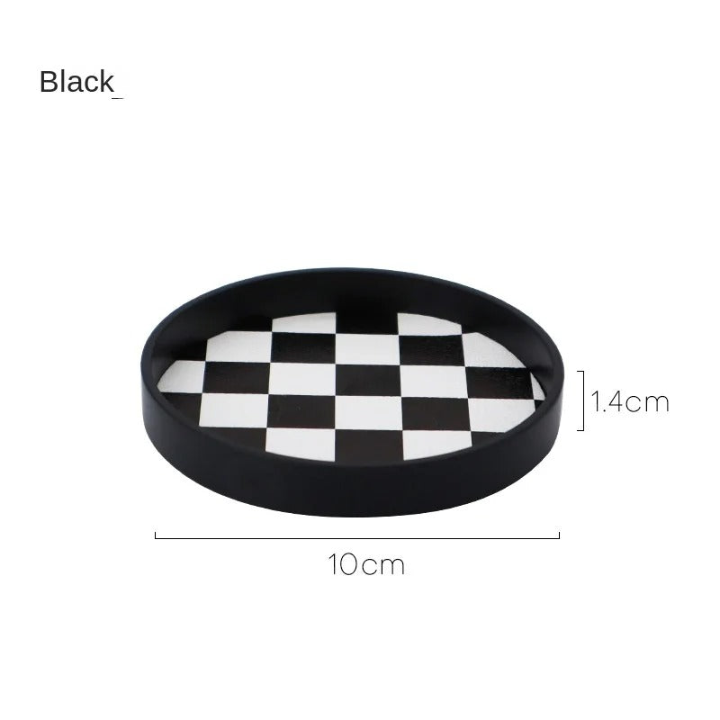Nordic Ins Black and White Tea Coaster