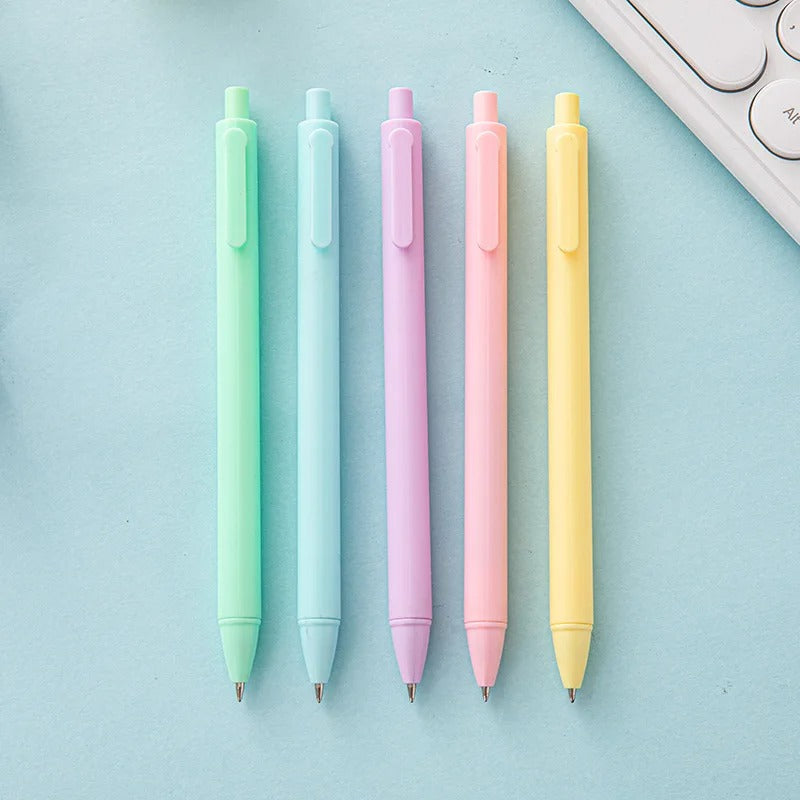Set of 5 Cute Korean Ballpoint Pens