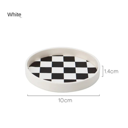 Nordic Ins Black and White Tea Coaster