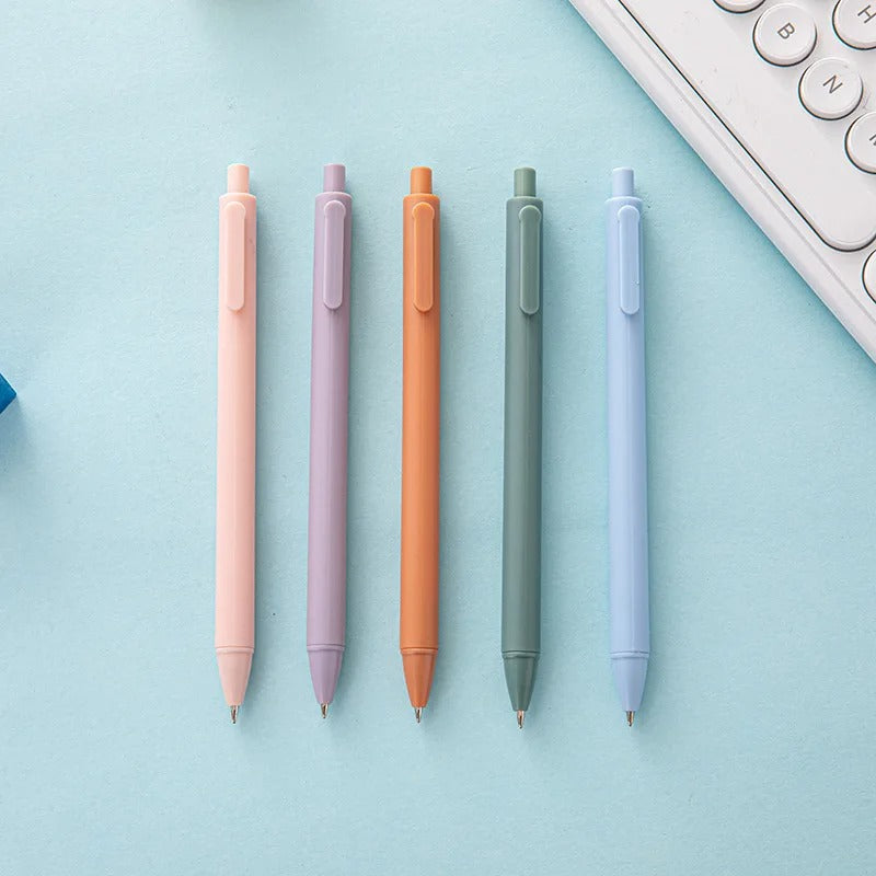 Set of 5 Cute Korean Ballpoint Pens