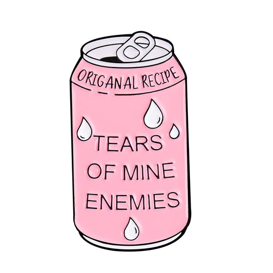 Tears of Mine Enemies | Metal Enamel Pin