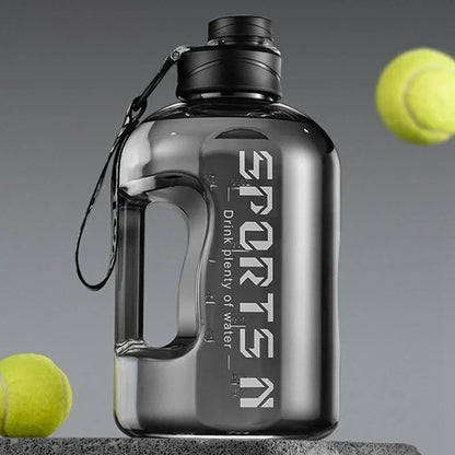 2.7l Water Bottle For Hiking Fitness Camping Outdoor Gym